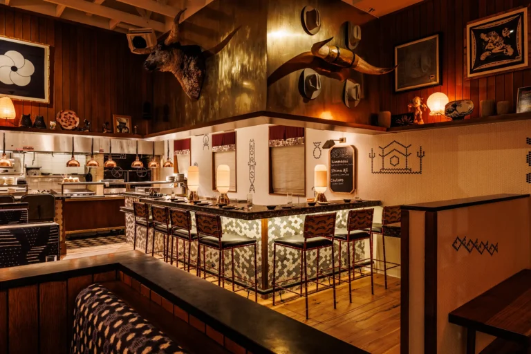 Interior of Norman's, a Japanese Restaurant in Dallas